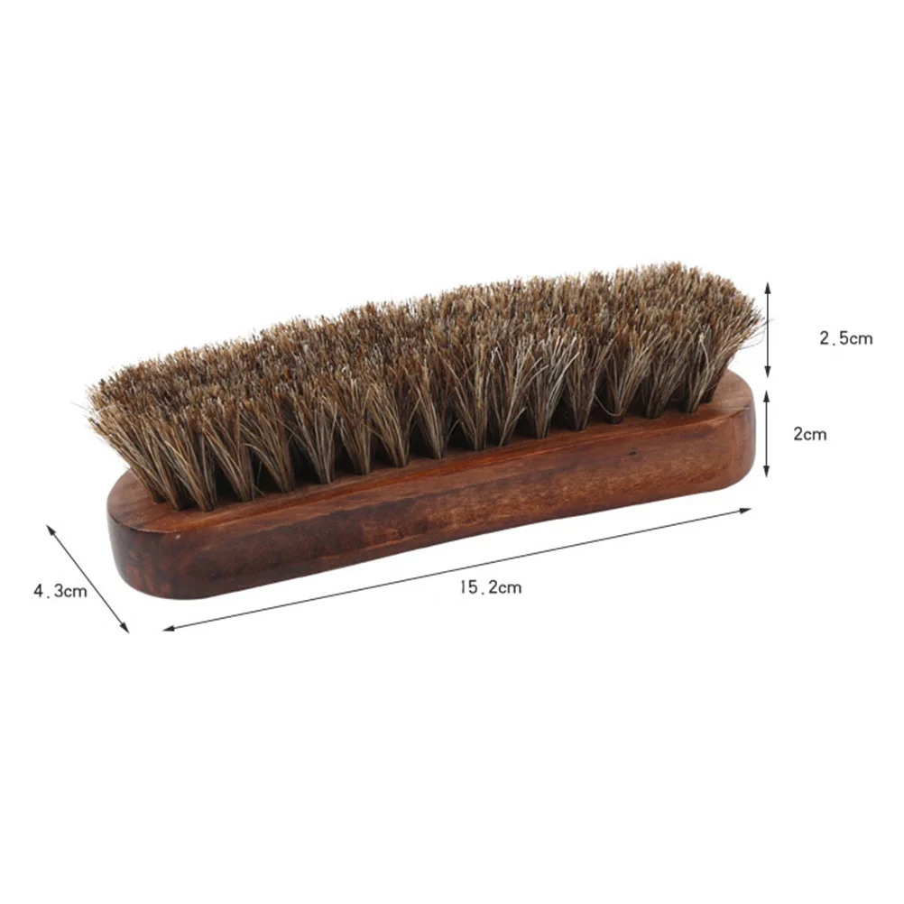 

Wooden Handle Horsehair Brush for Clothes Shoes Suits Coats Efficiently Cleans Dust Crumbs Ash Without Damaging Fabrics