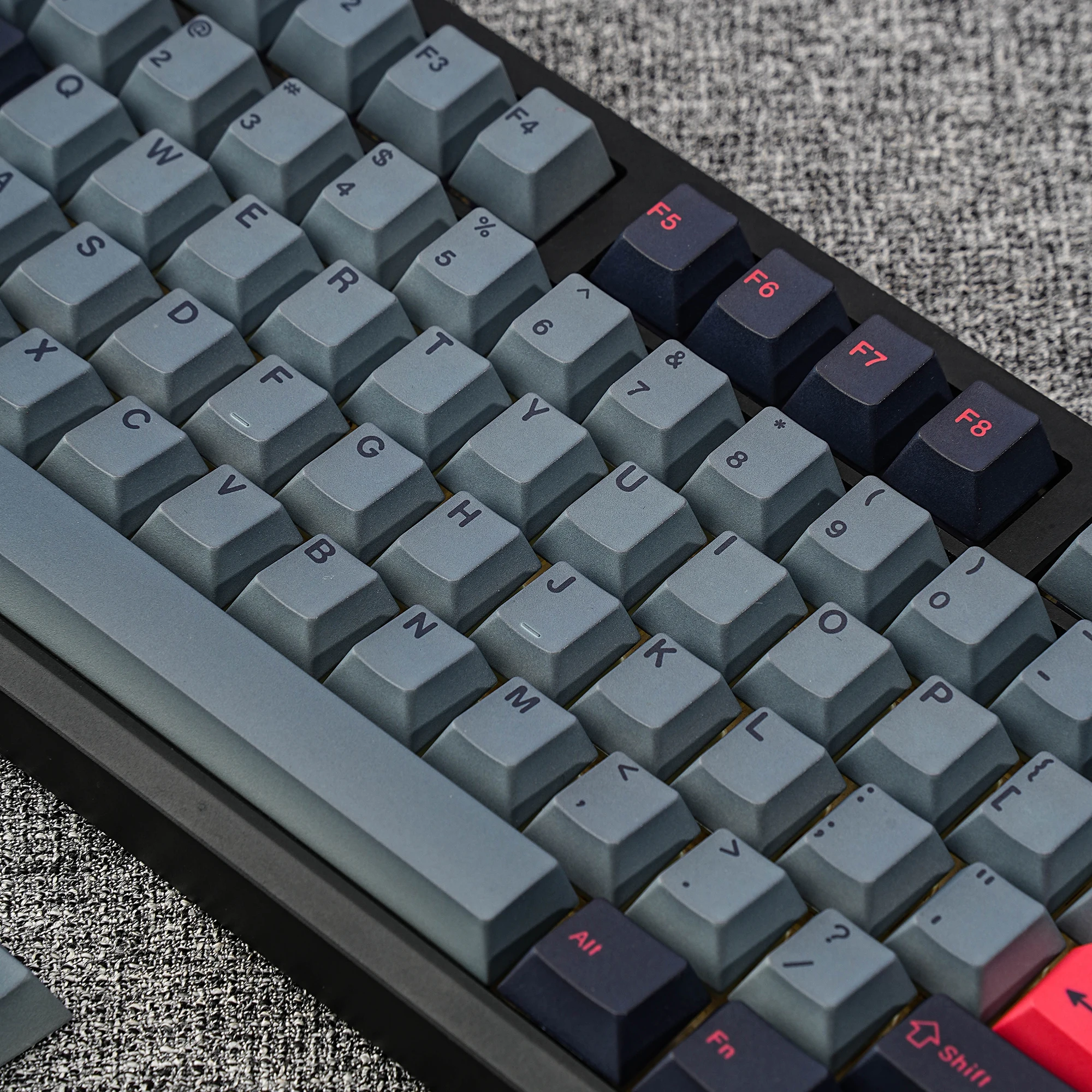 GMK 8008 Keycaps Red Dye Sub Big Set 143 Keys For Mechanical Keyboard German Korean Spanish Arabic French Russian Abnt-2 - view 6