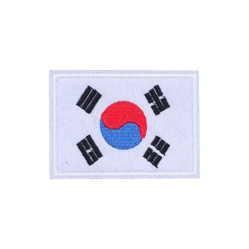 National Flag Badge Patch Iron on Patches for Clothing Sew on Stickers on Clothes for Kids Embroidered Patches for Appliques DIY