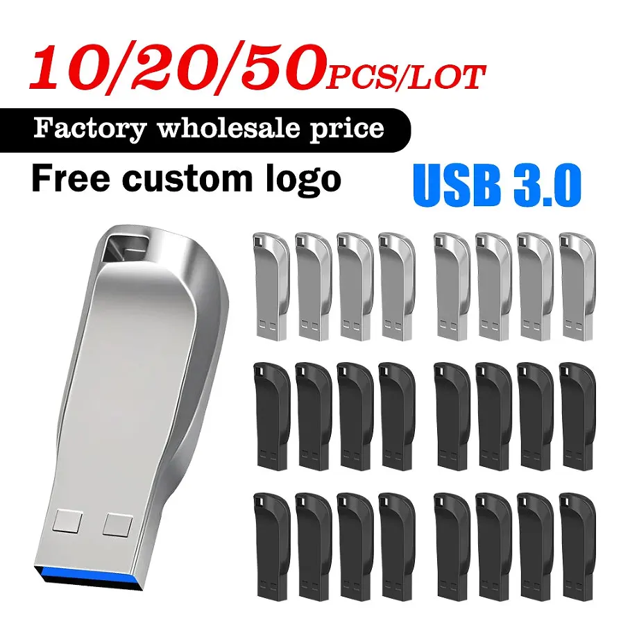 

wholesale 10/20/50pcs 3.0USB Flash Drive Memory Stick Pendrive Thumb Drive Lot 4GB 8GB 16GB 32G 64GB 128GB Memory Flash Disk
