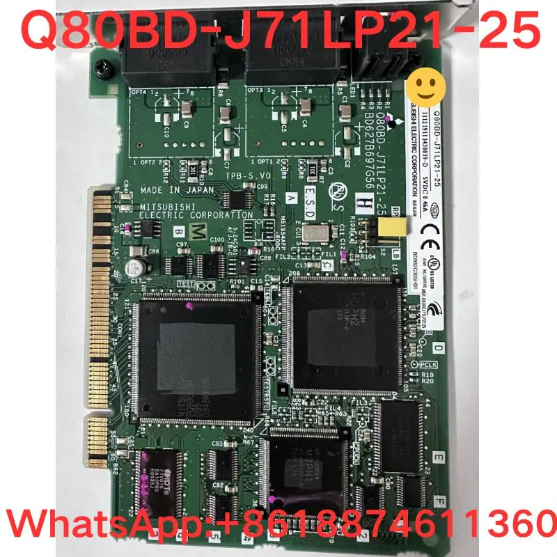 

Second-hand test OK,communication module Q80BD-J71LP21-25