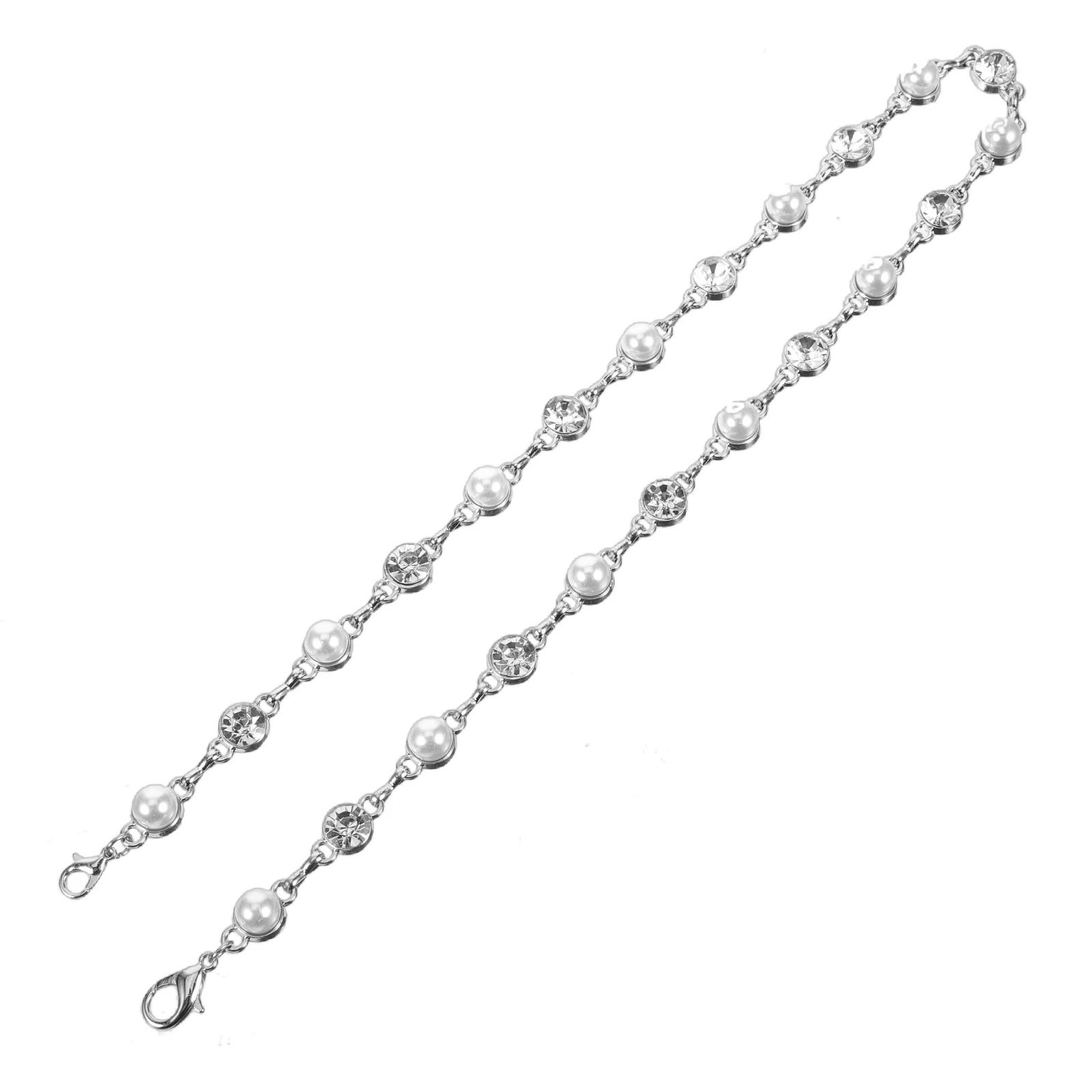 

Rhinestone Chain Rhinestones Strap for Handbag Purse Jewelry Making Belt Decor Clothing Accessory Dress Bridal Wedding