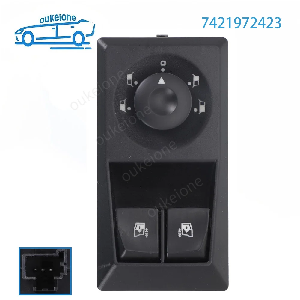 

7421972423 Truck Door Panel Switch Control Button for Renault Trucks Car Accessories Switch Replacement 7421972423