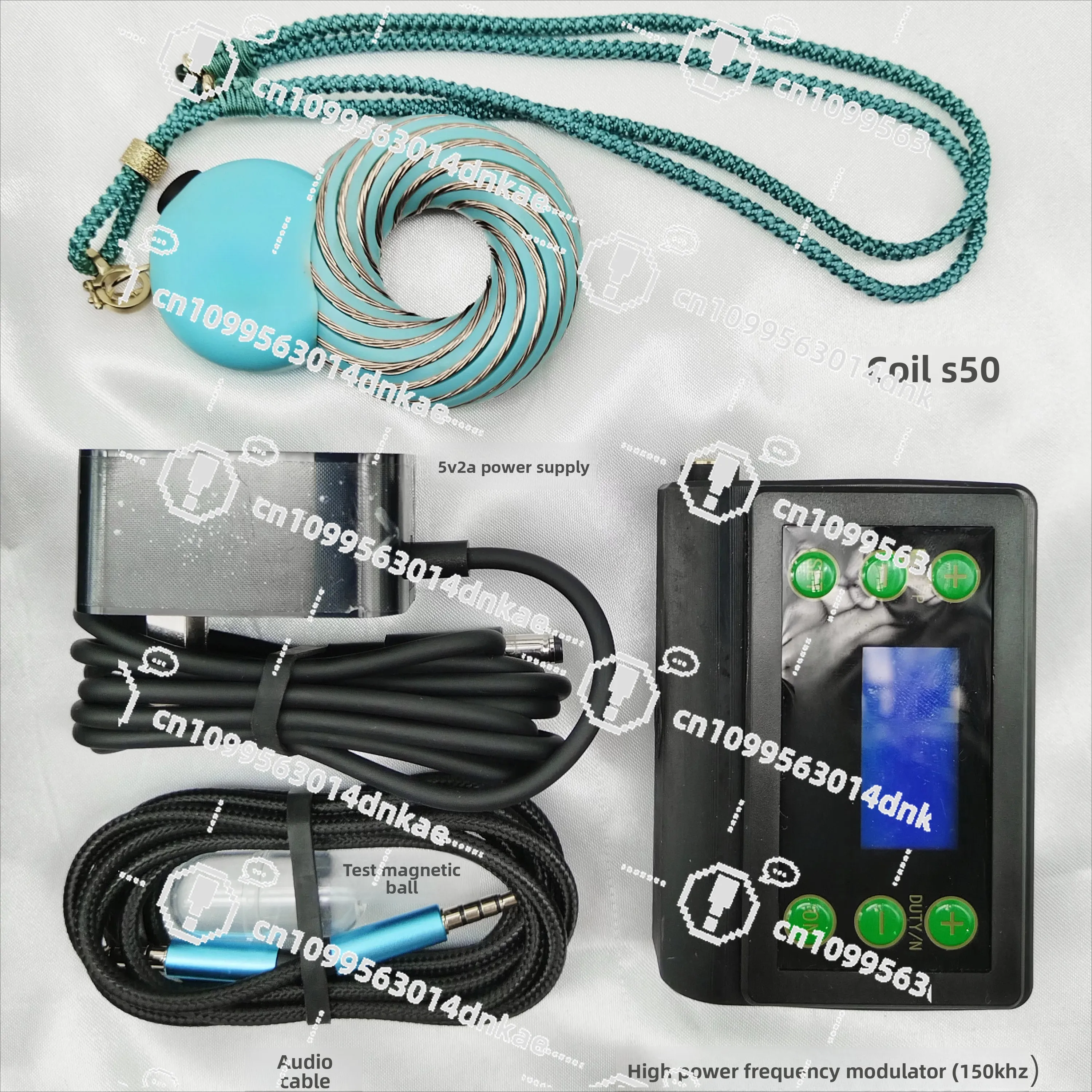 Coil Necklace Electromagnetic Coil Adjustable Frequency Vortex Field Decoration Experiment S50