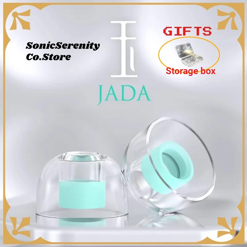 Lumingchuan Jade Liquid Silicone Ear Tips - Balanced Resolution, High Breathability & In-Ear Caps for Bluetooth Headphones