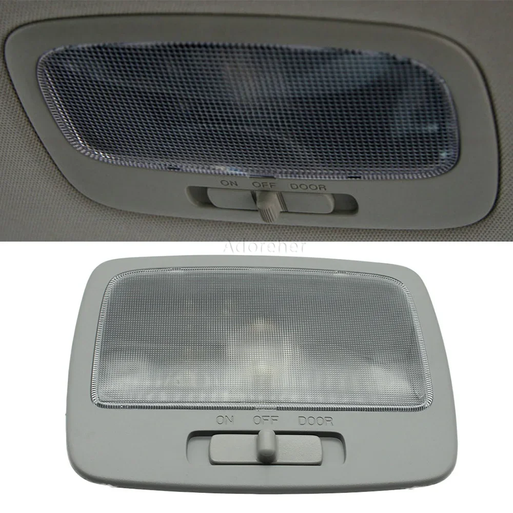 Gray Car Rear Interior Reading Light Indoor Ceiling Reading Lamp for KIA Sportage 2005-2010