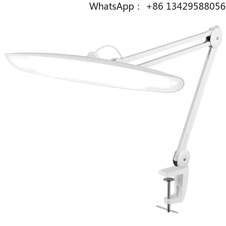 

New Adjustment Crescent Shaped Led Lamp Beauty Salon 117 Led Work Light Table Lamp with EU Plug