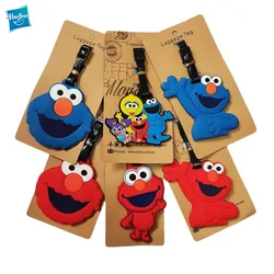 Sesame Street Elmo Big Bird Cute bagaglio Tag creativo personalizzato valigia bagaglio Tag zaino Anti-perso imbarco Check Tag