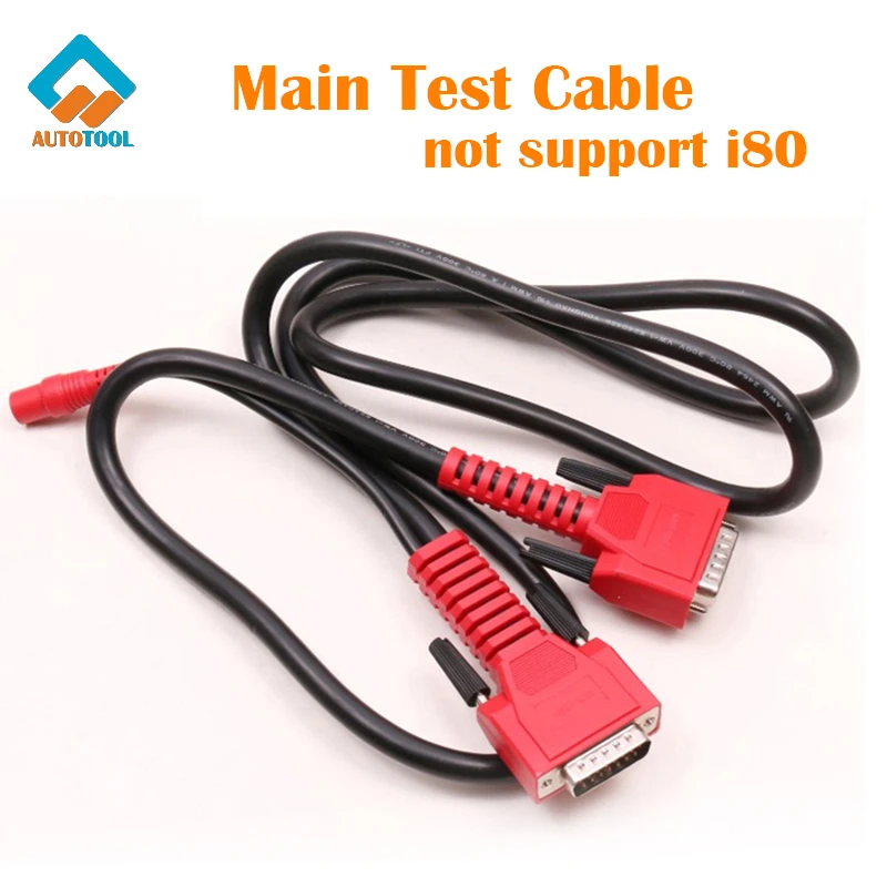 OBD 16Pin Adapter for Xtool I80 OBD2 16 Pin Connector Car Diagnostic Scanner DB15M To DB 15Pin Main Test Cable Universal