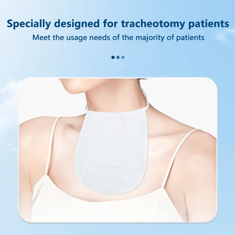 Tracheal Cannula Shield Tracheostomy Tube Wind Cap Dust Cover White Tracheostomy Tube Patient Specific Care Package