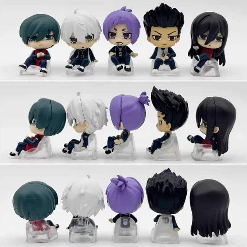 

New In Stock Anime Blue Prison Sitting Posture Design Blind Box Kawaii Action Figure Toy Desktop Ornament Festival Gift For Fans