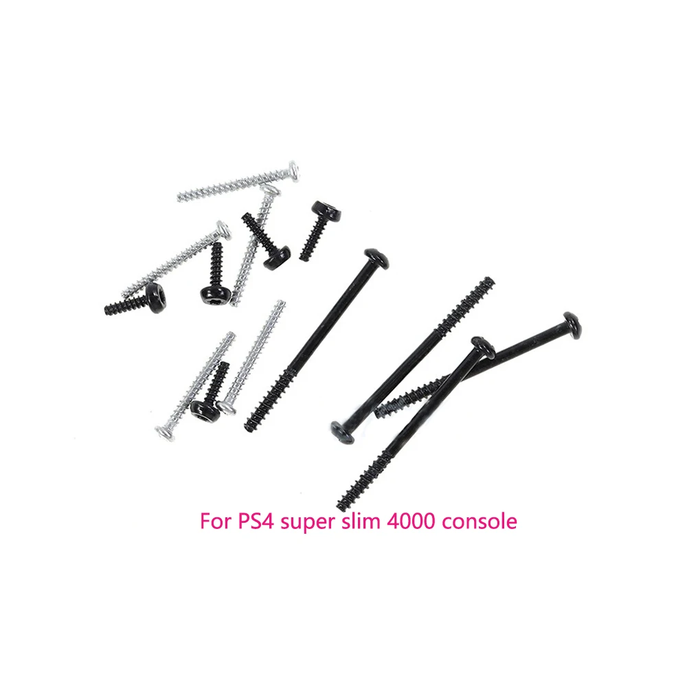 

100Sets Housing Shell Screws set For PS3 super slim 4000 4K game console repair Replacement