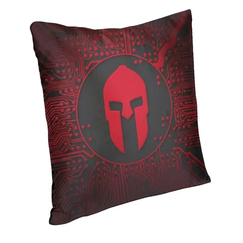 Sparta Warrior Spartan Skull Cushion Covers Sofa Home Decorative Square Throw Pillow Case 45x45