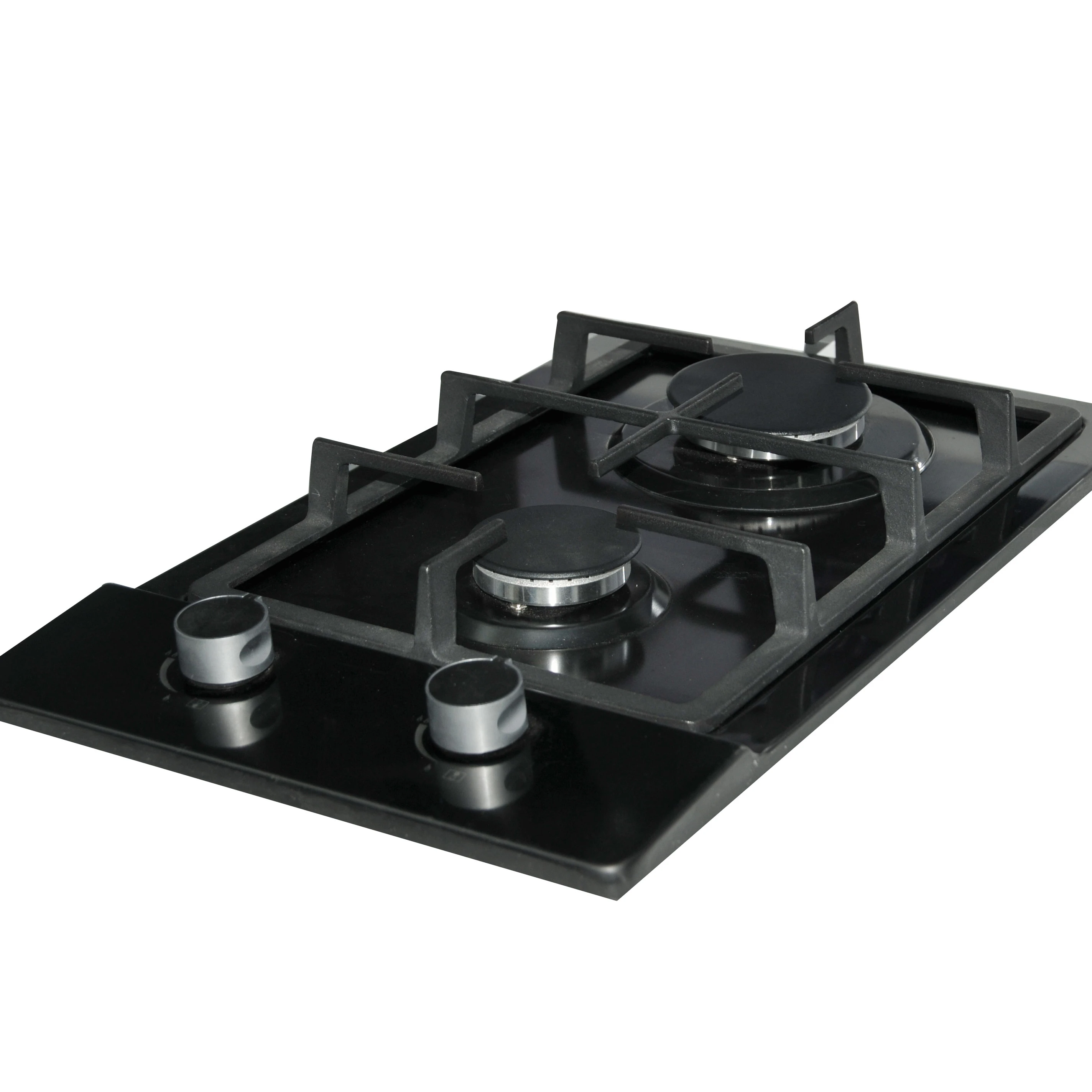 

2-Burner Stainless Steel Gas Stove - Class A Energy Efficient Built-in Cooktop for Hotels & Households