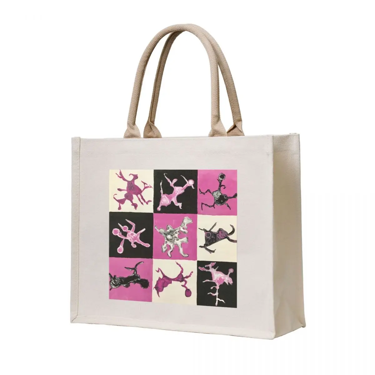 

Microglia pop art Tote Bag Handbags women shopper bags for women tote bag custom