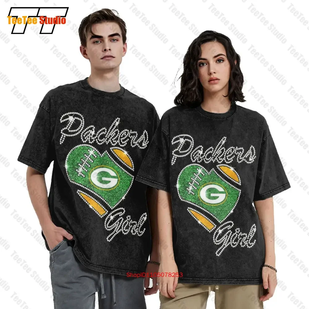 Packer Girl Heart Diamond Aesthetic Clothing T-Shirt 6XPJ