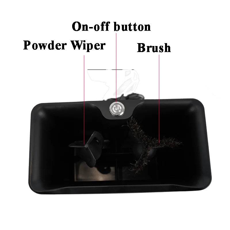 ITOP 055G-PG Coffee Portafilter Cleaner Coffee Handle Cleaning Tools Coffee Grounds Powder Bowl Cleaning Machine 110V 220V-220V