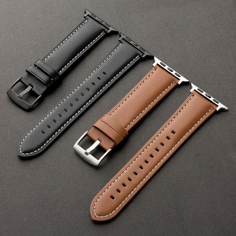 Microfiber Leather Watchband 38mm 40mm 41mm for iWatch 8 7 6 5 4 3 SE Replace Wrist Strap 42mm 44mm 45mm 49mmfor Apple Watch