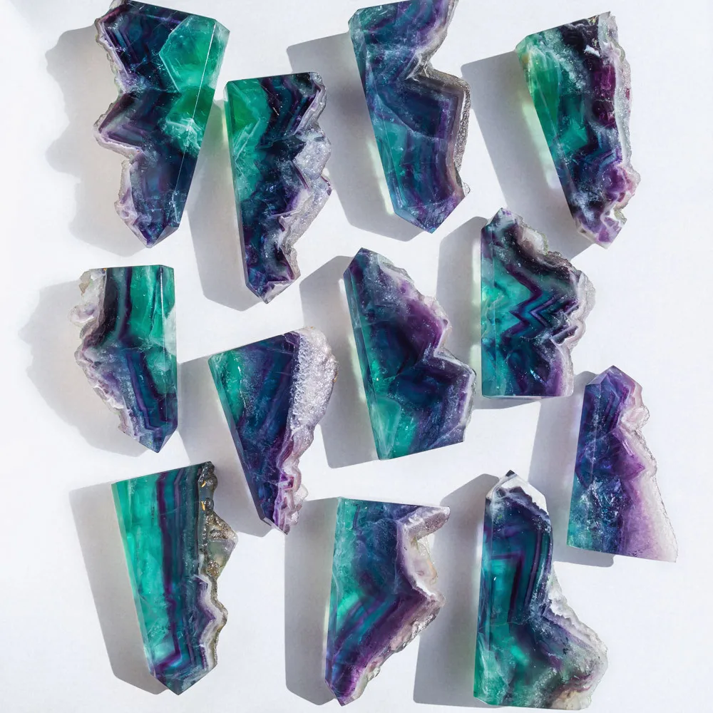 Colorful Fluorite Wand 2.7