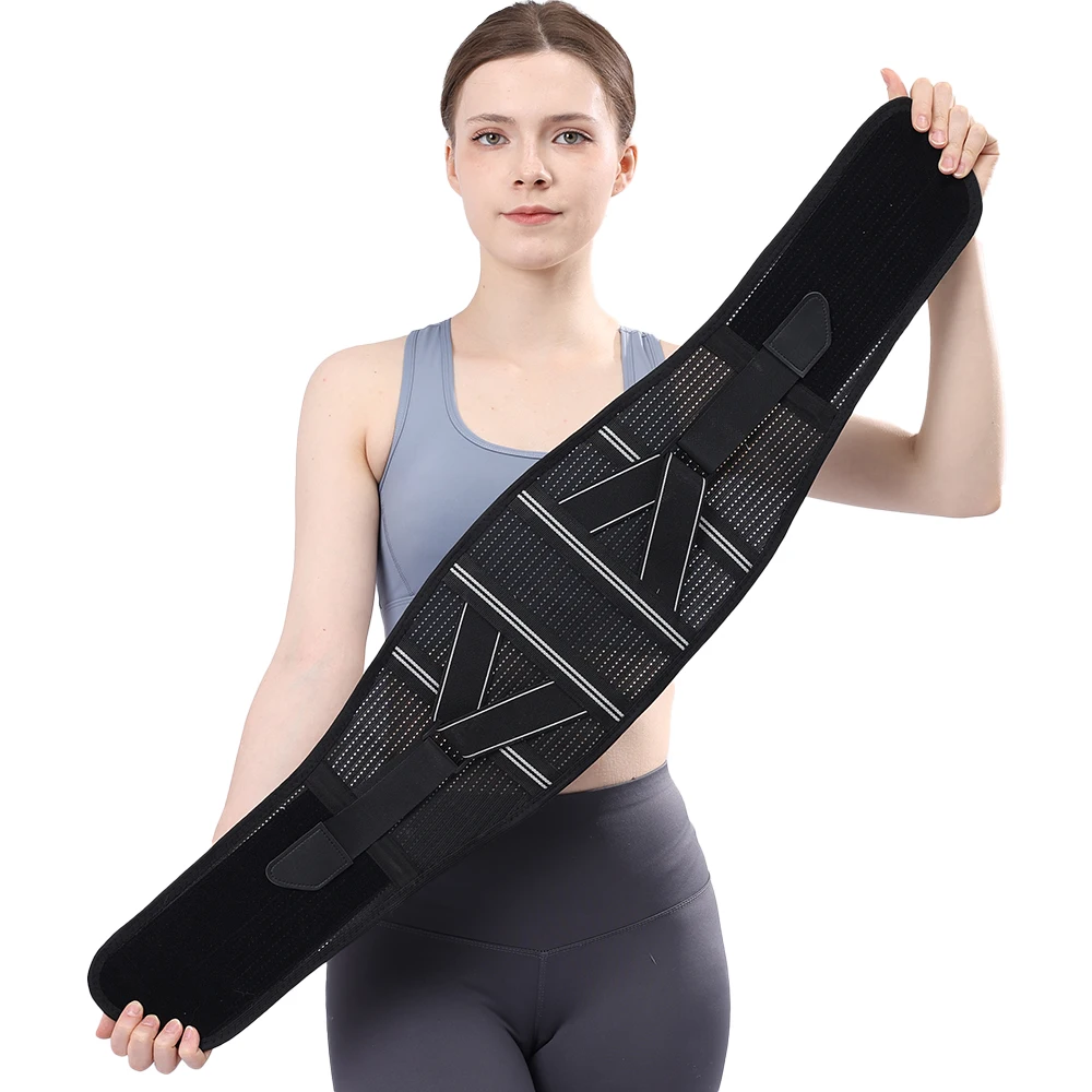 

Бандаж для спины для мужчин и женщин — дышащий поясничный поддерживающий пояс для ишиаса, грыжи межпозвоночного диска, облегчение боли в спине