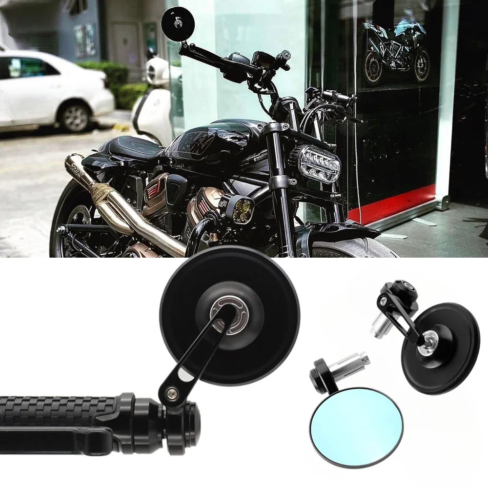 

Motorcycle Handlebars Side Mirrors for Harley Sportster S RH1250S RH975/1250 Nightster975 Chopper Retro Modification Accessories