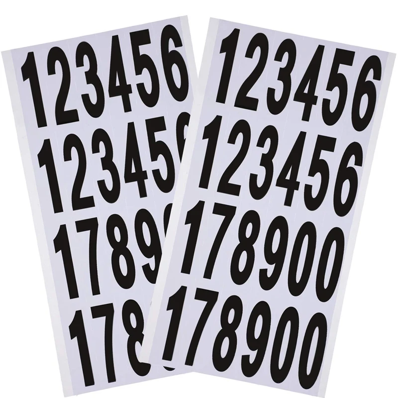 10 Digital Stickers Mailbox Numbers Self-Adhesive Vinyl Numbers Suitable For Residential And Mailbox Signs