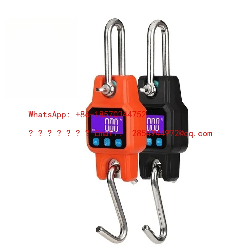 L  Portable Industrial Crane Scale Bluetooth Digital Crane Scale 300kg USB Rechargeable Heavy Duty