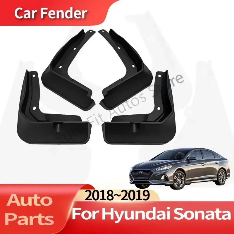 

Auto Accessories For Hyundai Sonata 2018~2019 Lining Car Fender Anti-sand Splash Mud Guard Skin Punch-free Installation Tools