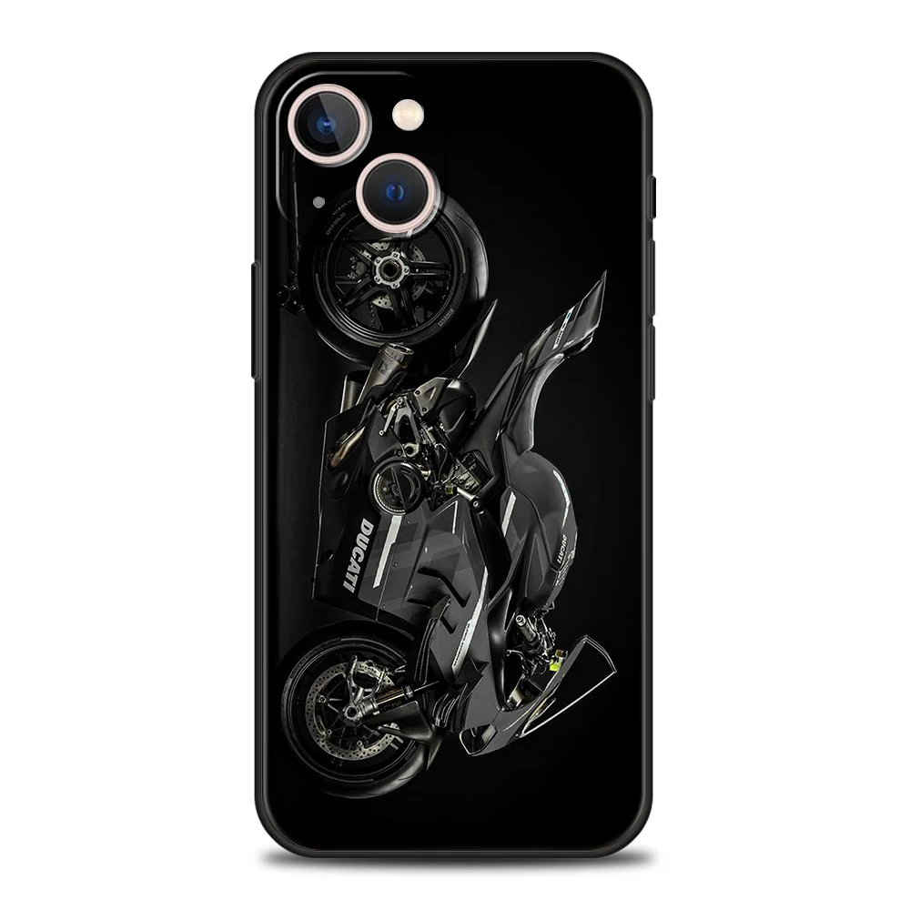 Sport D-Ducaties Cool Motorrad Phone Case Cover for iPhone 16 15 14 13 12 Pro Max 11 Pro Max 7 8 Plus XS XR Soft TPU Shell Capas