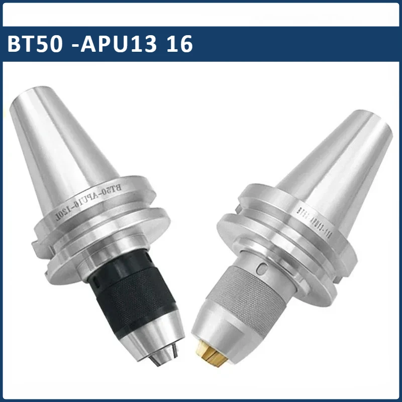 

NEW high precision bt50 apu13 apu16 Milling Disk Connecting Handle CNC Cutting Accessories bt apu tool holder spindle 110L 180L