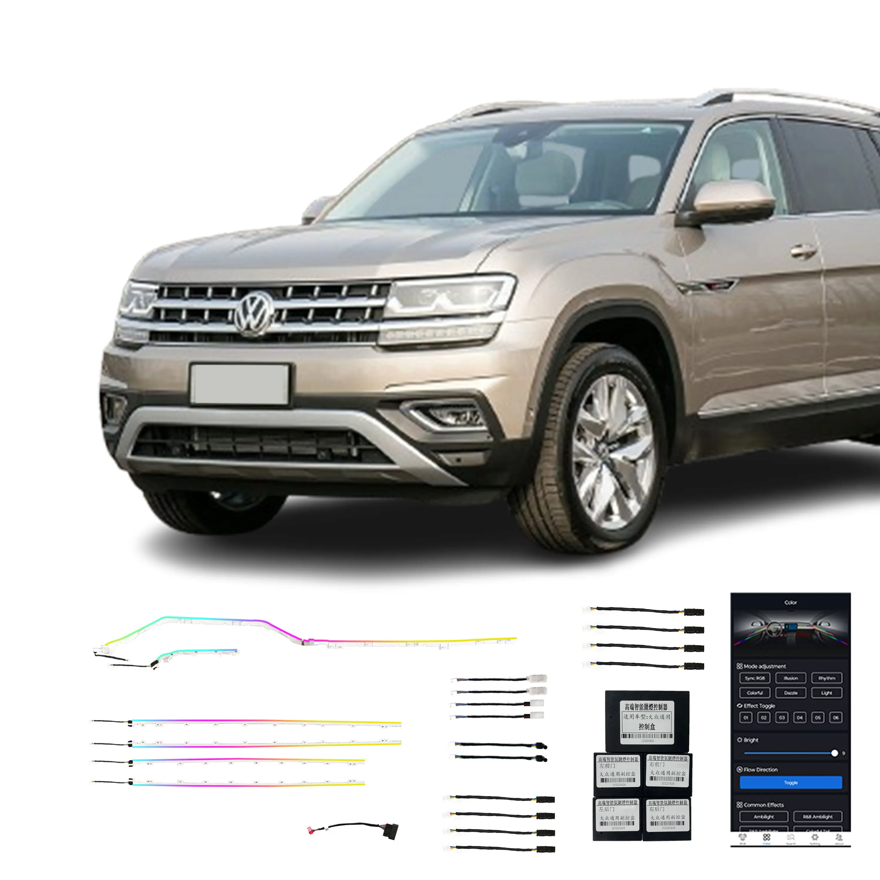 

High Quality Volkswagen 17-20 Atlas/Atlas X 20Interior Lights Factory Direct Sales Quality Interior Accessories