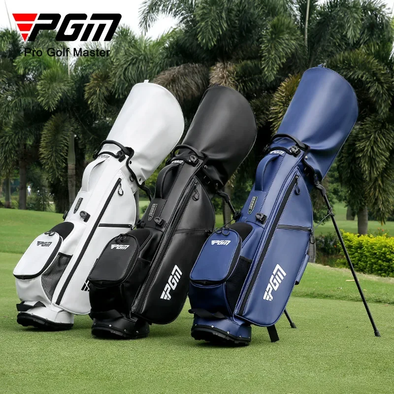 PGM Golf Bags Men Women Lightweight Rack Bag Integrated stand head frame magnetic jewelry bag portable cue bag QB155