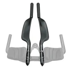 2025 New BALUGOE Carbon Fiber Bike TT Rest  Handlebar Long Distance Racing Handlebars Clip On Aero Bars Bicycle Accessories 3K ﻿