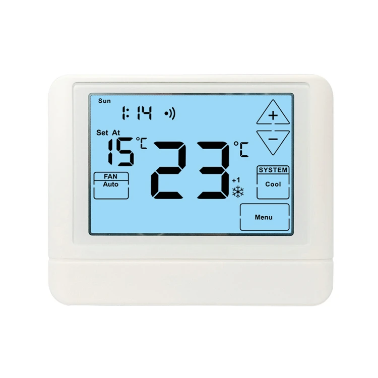 

Hot Sell Air Conditioner Heat Pump Weekly Programmable WIFI 24V Room Thermostat