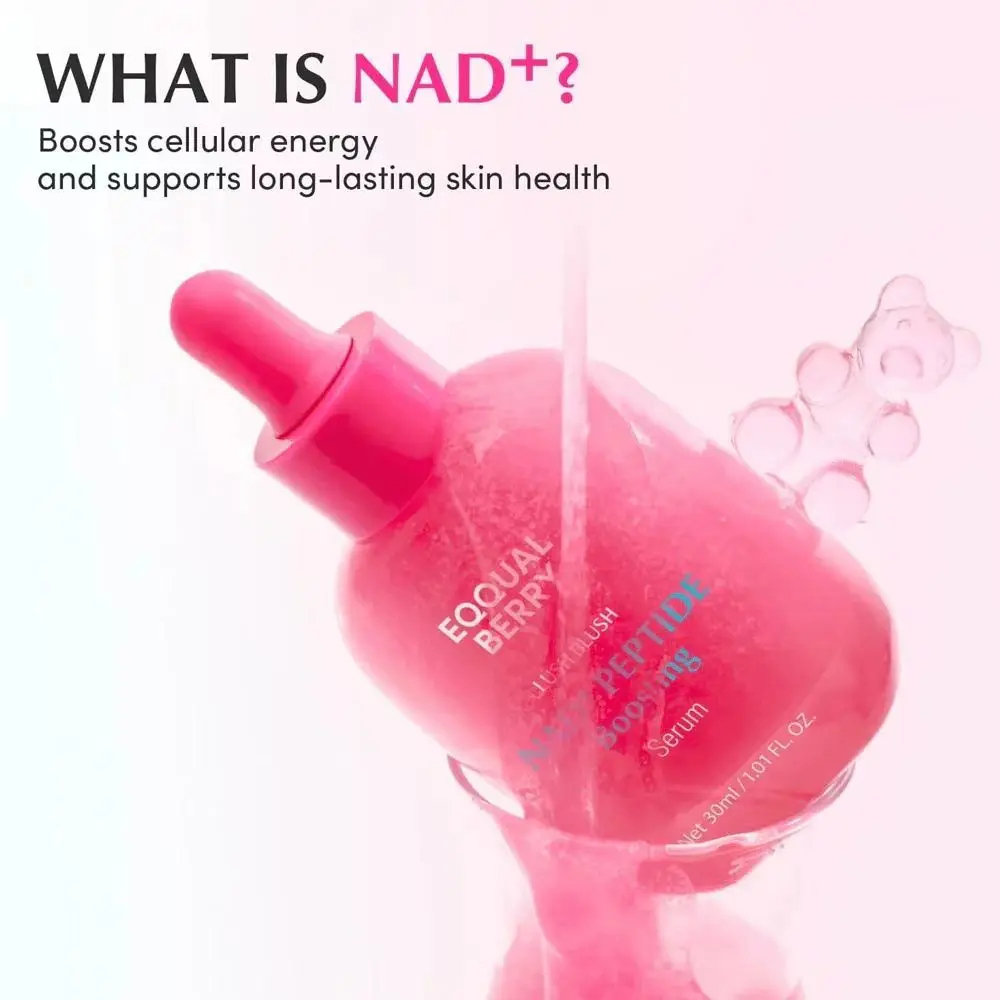 EQUAL‑BERRY 30ml NAD+‑Peptide Boosting Ampoule Serum Fade Fine Lines Antioxidant Aging Repair Essence Korean Original Skin Care