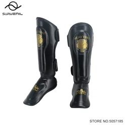 Kickboxing Boxing Shin Guard Pads Muay Thai Martial Arts Sanda Wushu Leg Protector Taekwondo Ankle Guards MMA Fighting Leggings