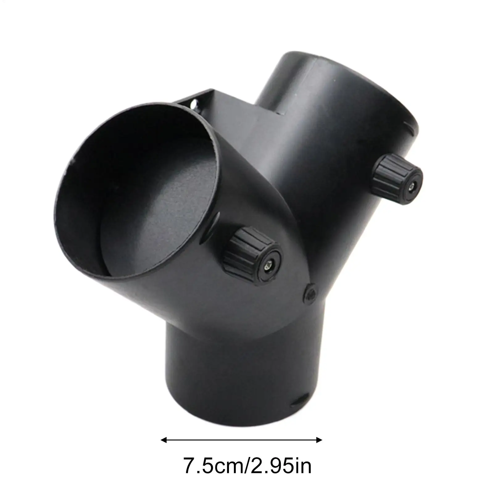 Car Heat Valve Adapter 75mm Y Shape Parking Auto Supplies Parking Heater Dust Pipe Connector For Trucks Pickups SUVs RV Camping 6