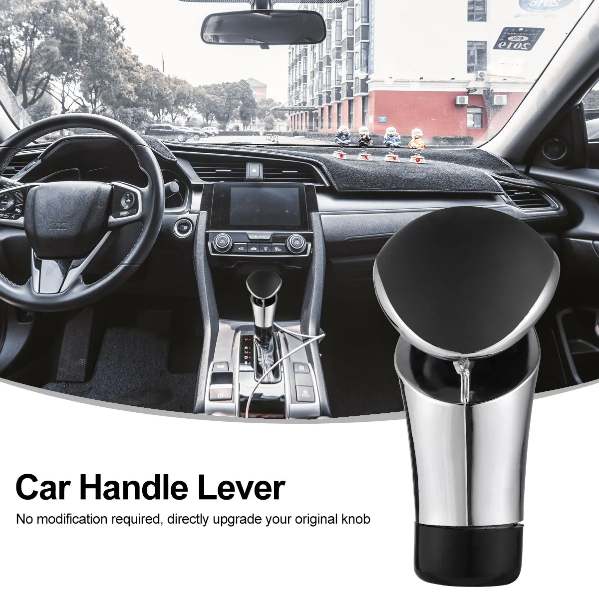 

Stick Car Gear Head Truck Accessories Black Plastic Durable Unique Design Easy Install Upgrade Knob Fashionable Look Car