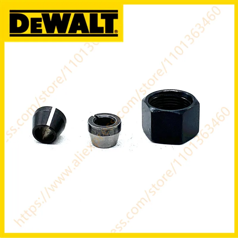 6mm 6.35mm Collet Nut Cone FOR DEWALT DWE6000 Porter Cable PCE6430 PCE6435 N381502 N381503