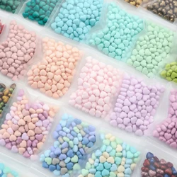 100Pcs Vintage Heart-Shaped Wax Sealing Beads DIY Scapbook Decor Sealing Stamp For Party Wedding Invitation Envelope Gift Cards