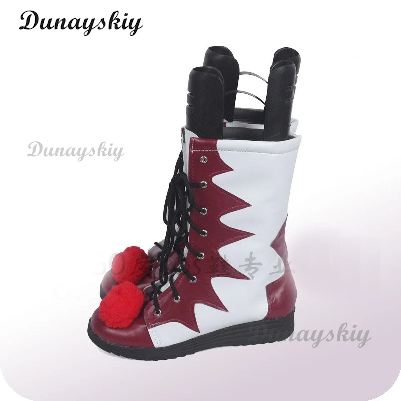 Stephen King's It Pennywise buty maska Cosplay straszne buty klauna mężczyźni niestandardowe Halloween kostiumy świąteczne akcesoria