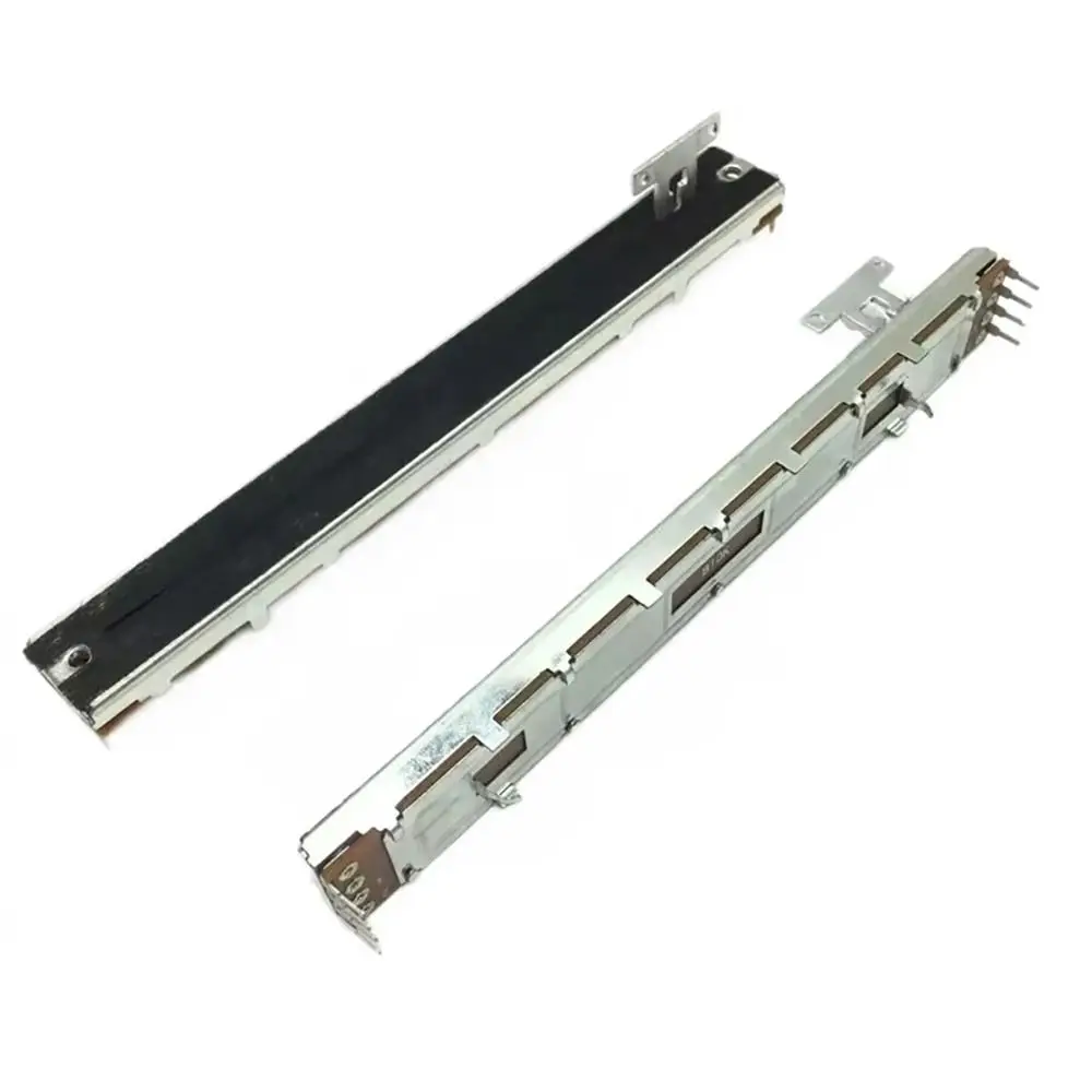 1Pcs B10K Mixer Fader 8-Pin T-Handle 128mm Sliding Fader Plastic Straight Sliding Linear Fader Slider for Behringer X32 Mixer