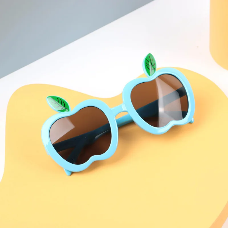 Apple Shape Children\'s Sunglasses Trendy Beach Sun Glasses UV400 Girls Boys Eyeglasses Outdoor Shades Decoration Eyewear