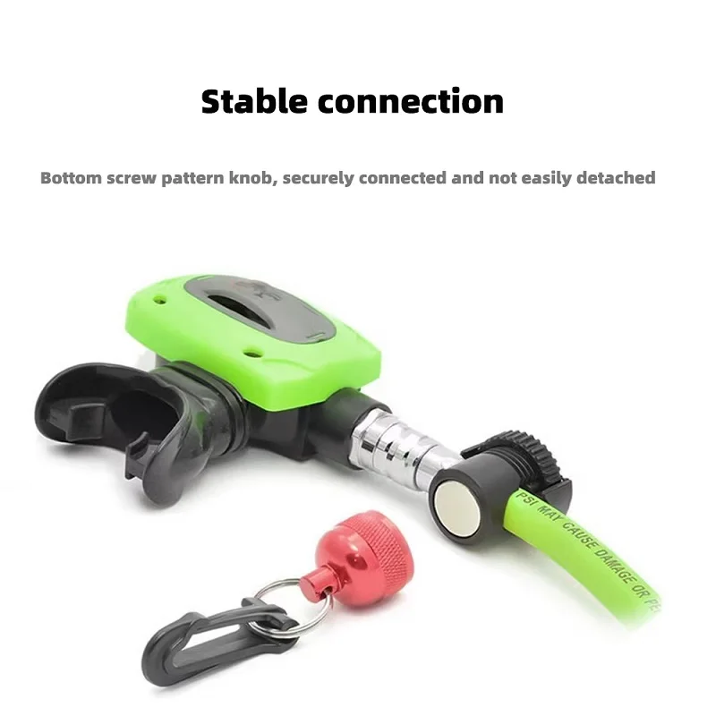 Clipe magnético ajustável da mangueira do regulador de mergulho, braçadeira retentora do polvo de liberação rápida para acessórios dos esportes aquáticos do mergulho