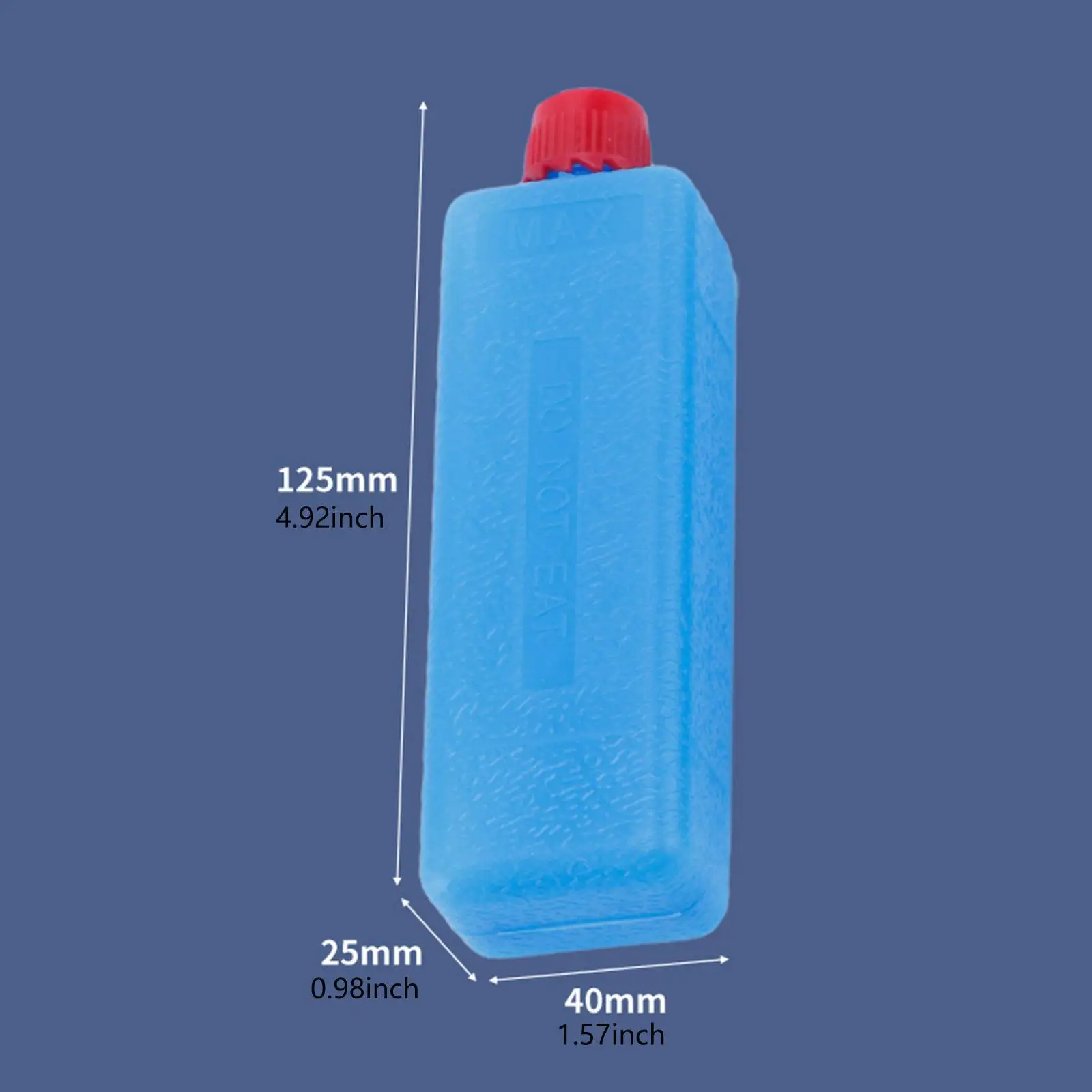 6 Pieces Ice Blocks Efficient PETG Ice Brick Pack for Family Travel Hiking