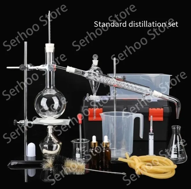 New full set of distillation unit, distiller, essential oil extraction distilled water unit brewing equipment