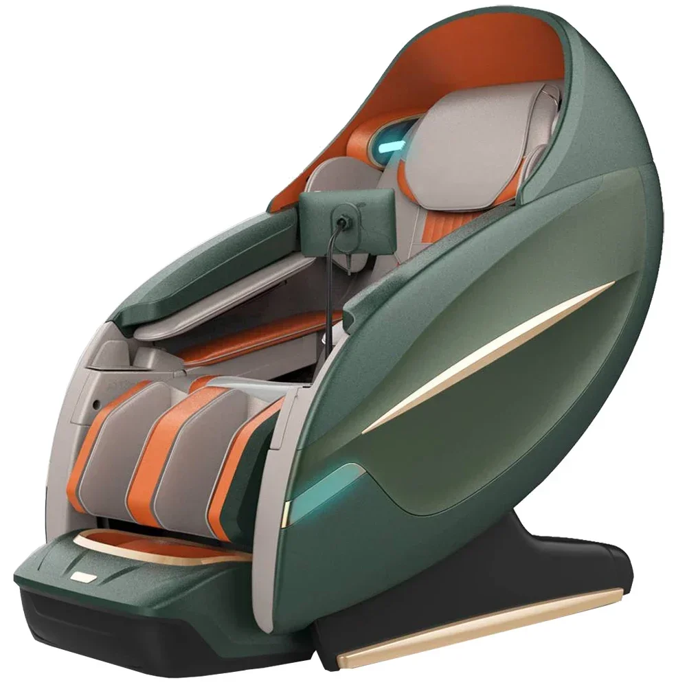 

SMT-MS131 PU Leather Luxury Electric AI Smart Heat Recliner SL Track Zero Gravity Shiatsu Electric 4D Body Massage Chair