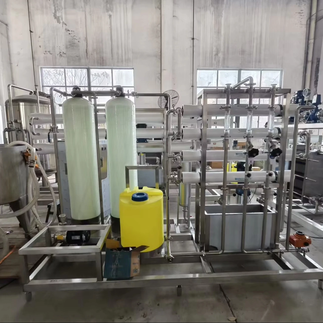 Shangwang Stainless Steel Automatic Reverse Osmosis (RO) Water Treatment Equipment Pressure Vessel CE Certified