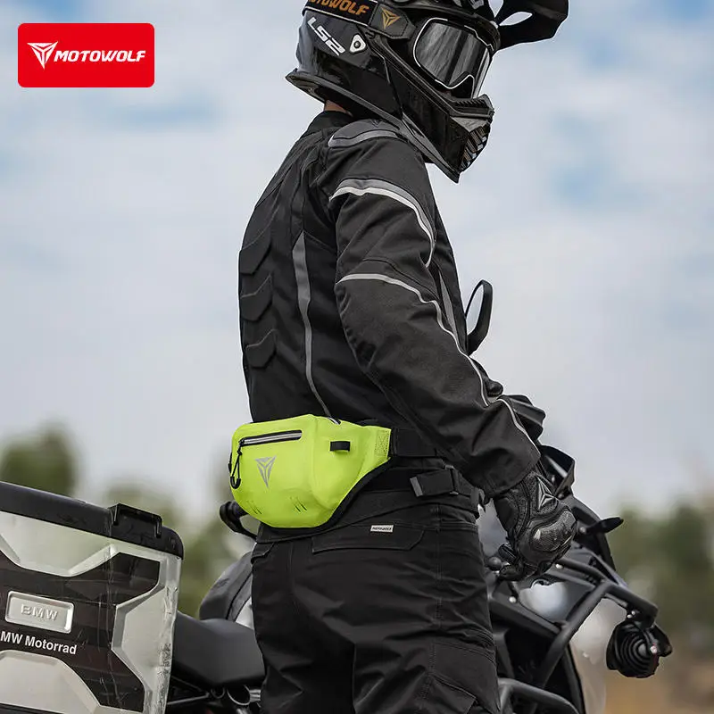 Motowolf Motorcycle Outdoor Adventure Touring Chest Bag Crossbody Bag Casual Portable Storage Waterproof Waist Bag view 2
