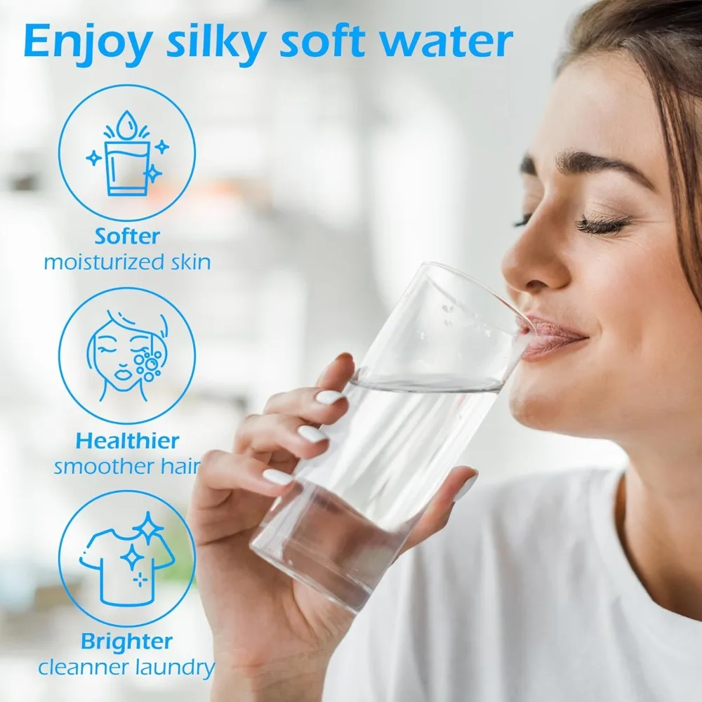 Electronic Water Softener Valve Control Head 5600SXT 110V System Filter Inlet Outlet DN25 Full Accessories